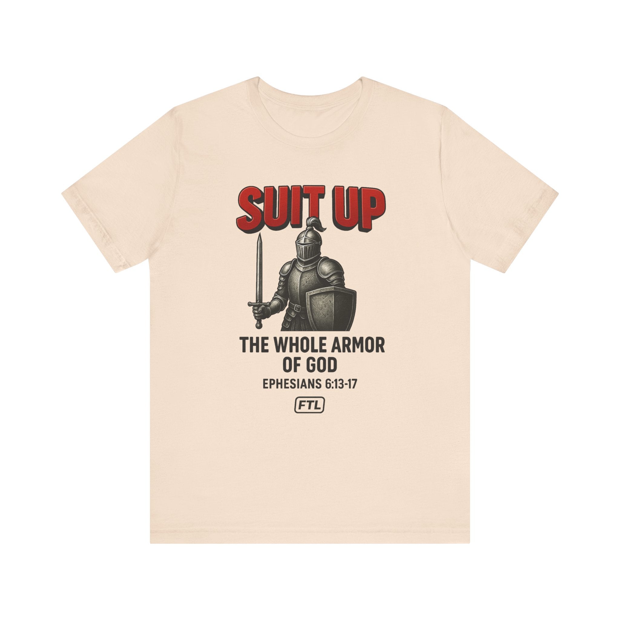 Suit Up (Ephesians 6:13–17) Unisex Jersey Short Sleeve Tee