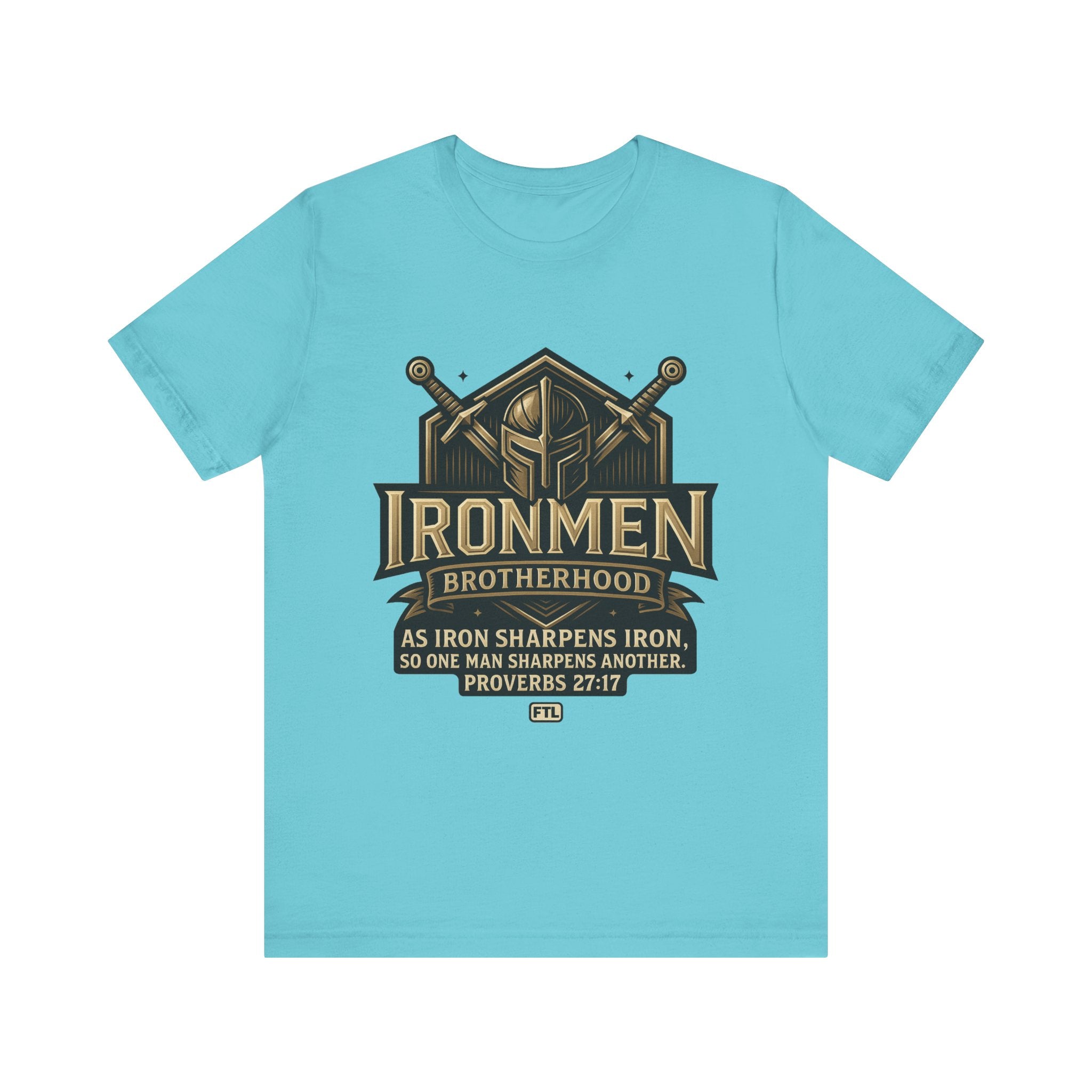 Ironmen Brotherhood (Proverbs 27:17) Unisex Jersey Short Sleeve Tee