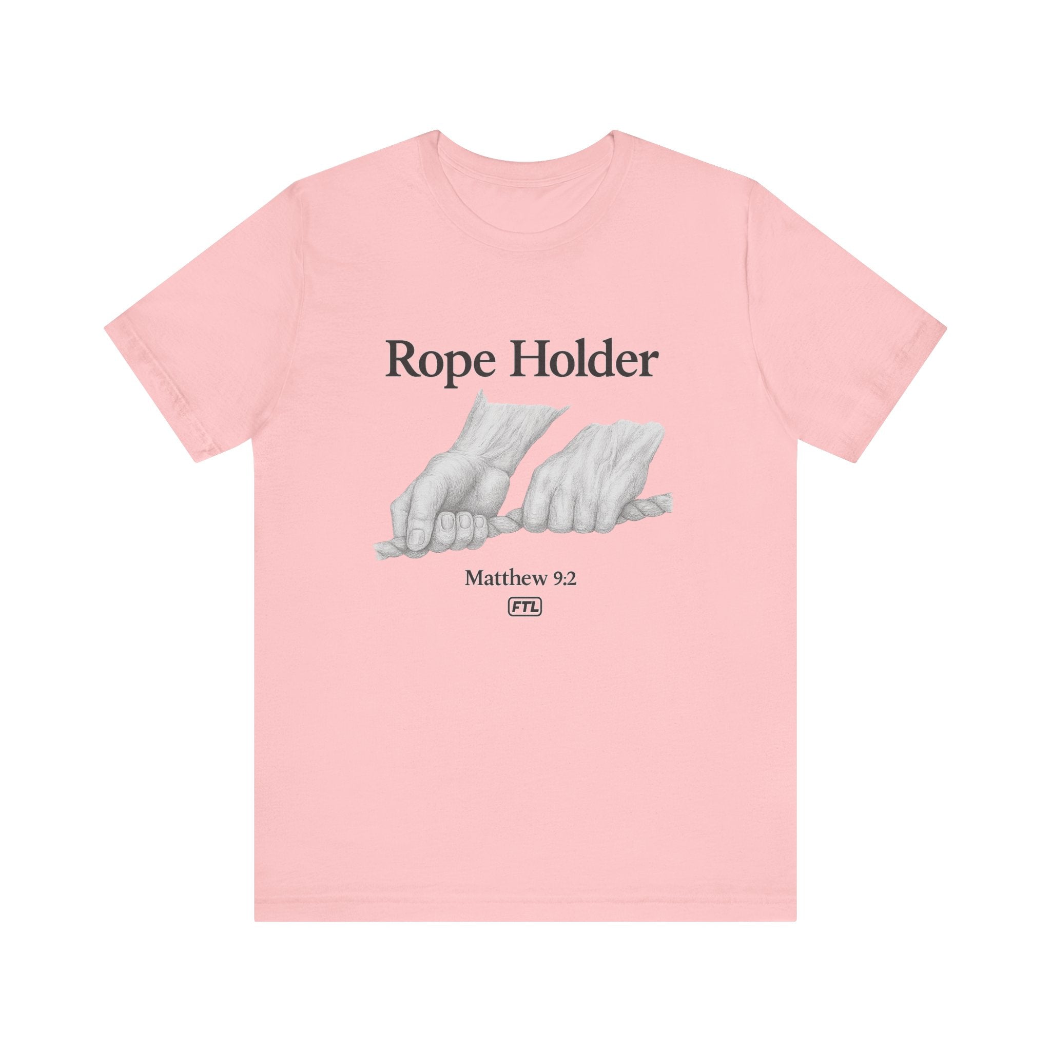 Rope Holder (Matthew 9:2) - Unisex Jersey Short Sleeve Tee
