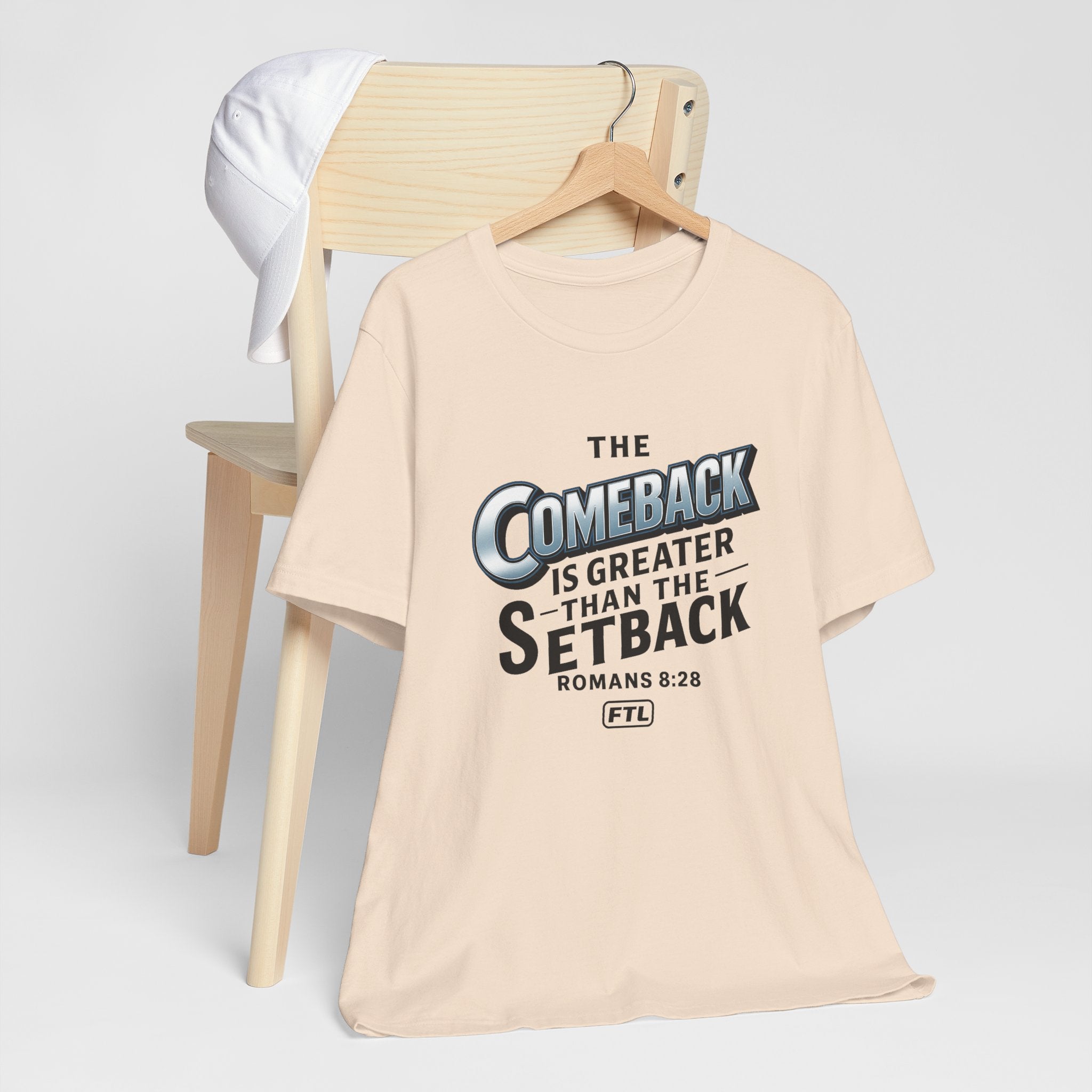 The Comeback (Romans 8:28) Unisex Jersey Short Sleeve Tee