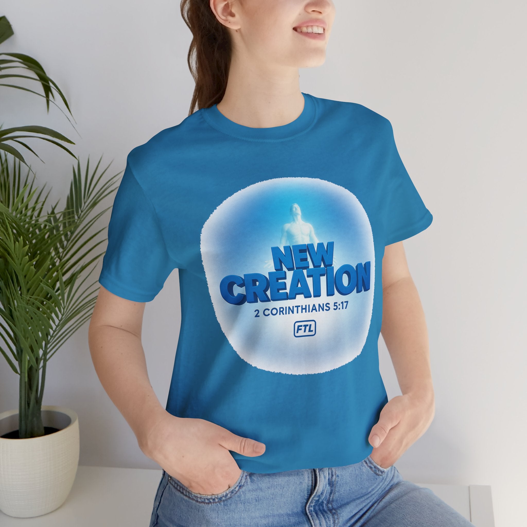 New Creation (2 Corinthians 5:17) Unisex Jersey Short Sleeve Tee