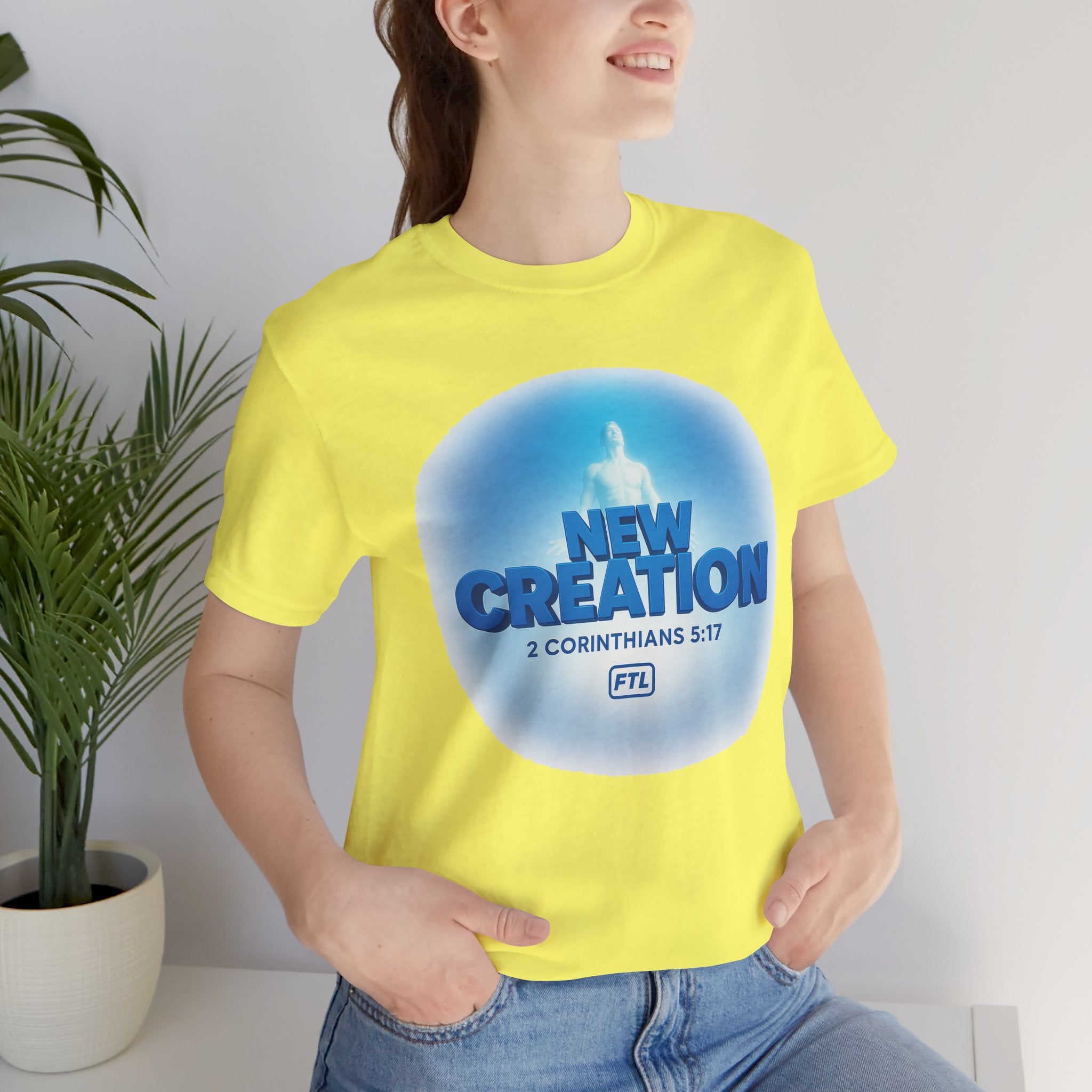New Creation (2 Corinthians 5:17) Unisex Jersey Short Sleeve Tee