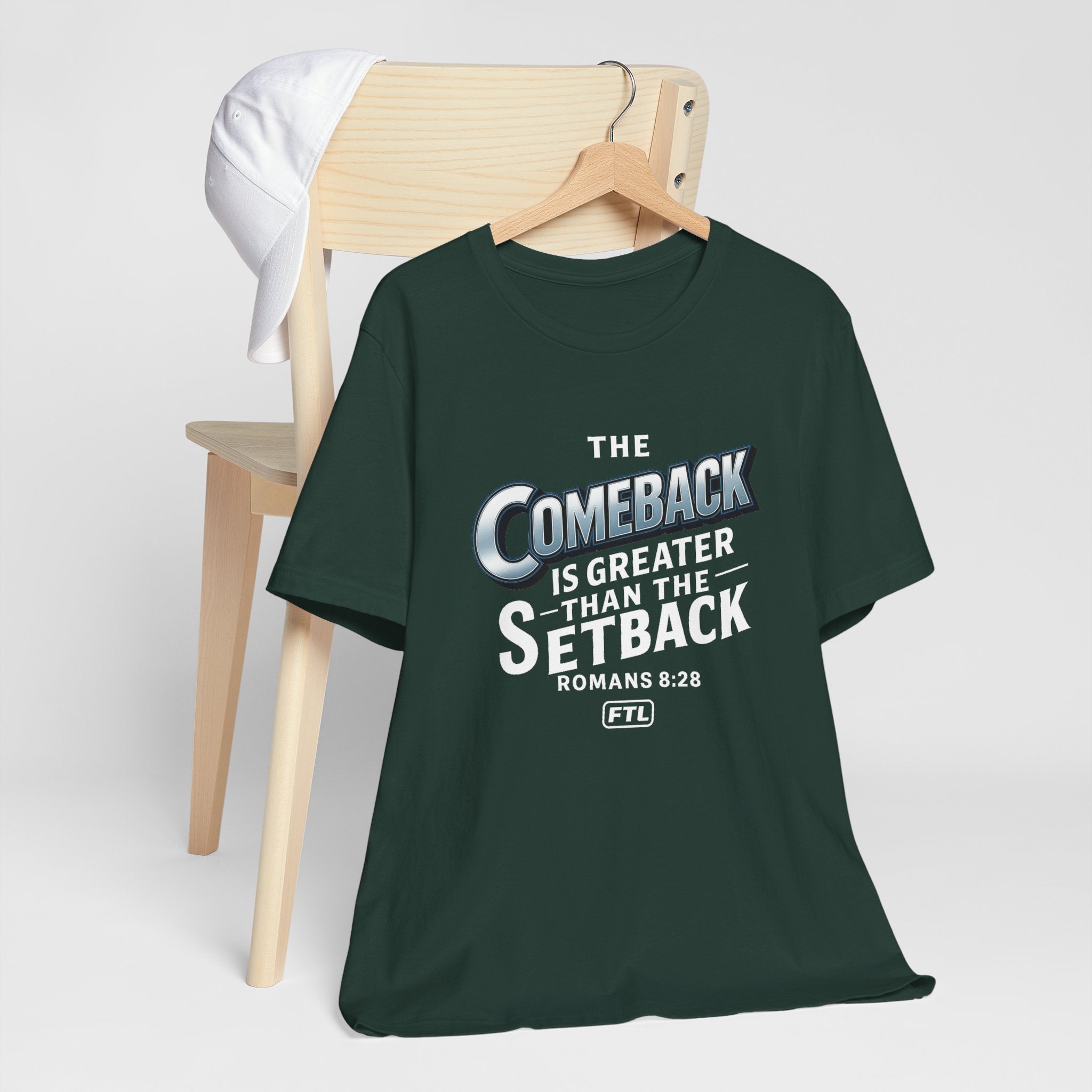 The Comeback (Romans 8:28) Unisex Jersey Short Sleeve Tee