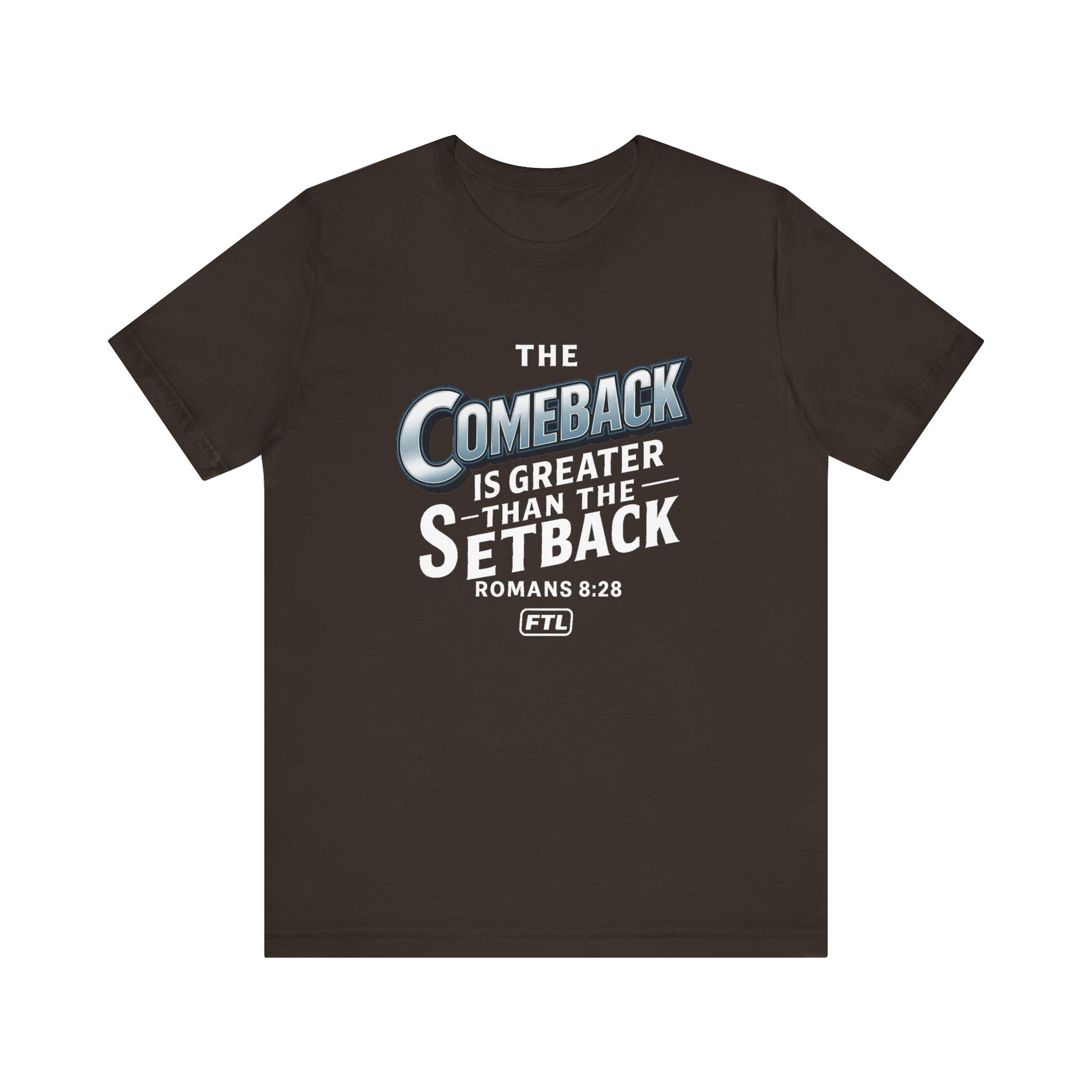 The Comeback (Romans 8:28) Unisex Jersey Short Sleeve Tee